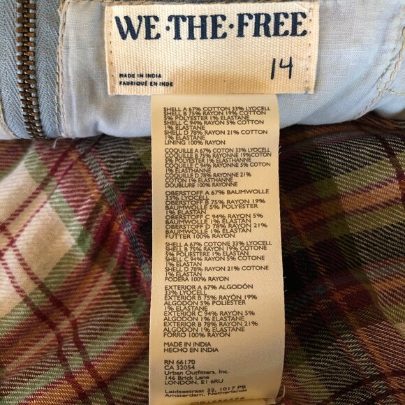 Rare Free People Mix It Up Dress Sz 14 - Picture 13 of 15